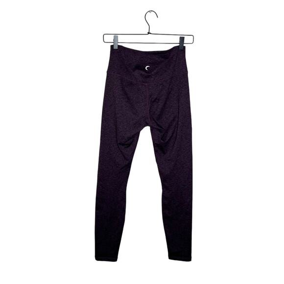 ZYIA ACTIVE 7/8 Leggings Heathered Plum Size 6-8 - Picture 2 of 10